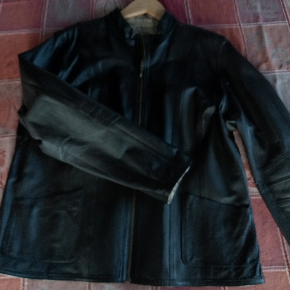 Women's Leather Reversible Jacket - image 6